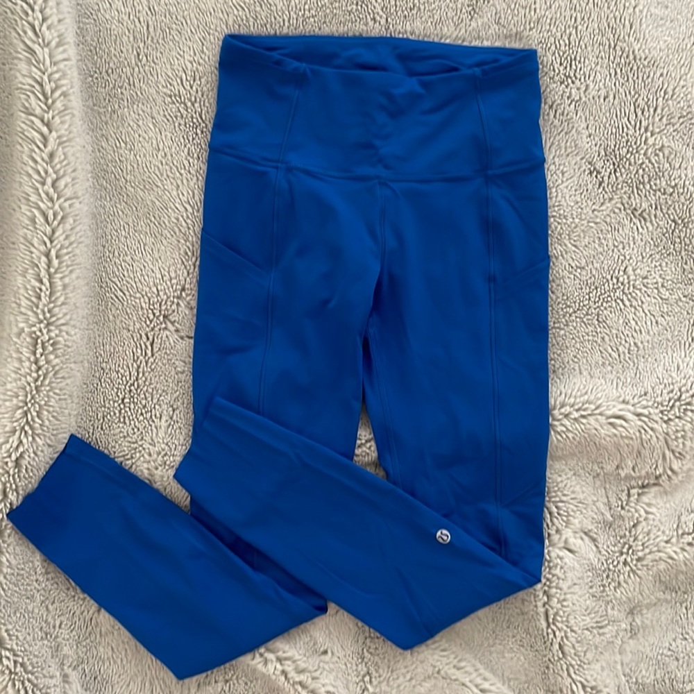 LULULEMON Fast and Free High Rise Tight 25” Symphony Blue